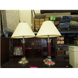 2 Used table lamps