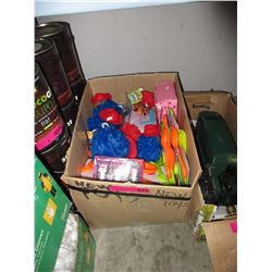 New children's toys & bath sponges