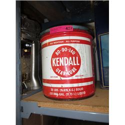 Vintage metal "Kendall" Gear Lube pail