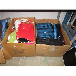 2 Cases of new dog toys, back packs and gloves