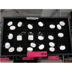 23 Mother of Pearl Trinket boxes