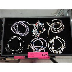 6 Hand Crafted Eyeglass chains - New