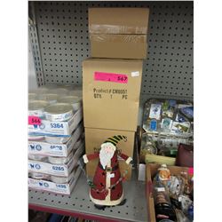 6 New tin Christmas decorations