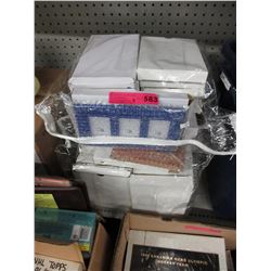 3 Packages of new picture frames & wall hooks