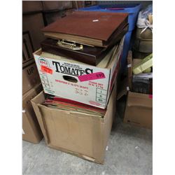 2 Boxes of vintage records