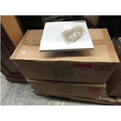 2 Cases of new candle scape plates