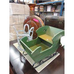 Used garden decorations