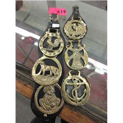 2 Sets of horse brasses