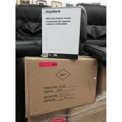 5 Cases of  new slide grip report covers