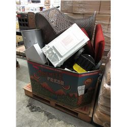 Skid of used household goods