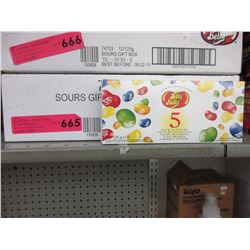 Case of Jelly Belly "Sours" gift boxes