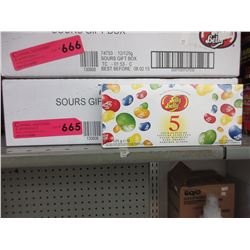 Case of Jelly Belly "Sours" gift boxes