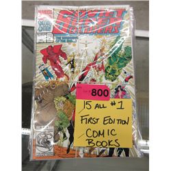 15 All #1 First Edition comics
