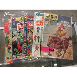 5 Vintage comic books