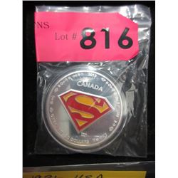 2013 Canadian $20 Superman coin