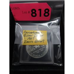 1987 Canadian Silver dollar coin