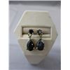 Image 1 : New Sapphire & Diamond Dangle Earrings