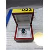 Image 2 : Seaside Quartz ring set with 4 Diamonds