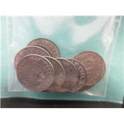 10 WWII Nazi German Eagle & Swastika coins