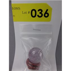 106 CT Hand Carved Amethyst Orb