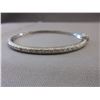 Image 1 : Sterling Silver cuff bangle set with 24 Diamonds