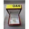 Image 2 : White Topaz & Diamond dinner ring