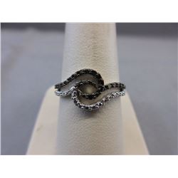 Sterling Silver Wave Design Ring