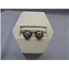Image 1 : New Black Diamond Heart earrings