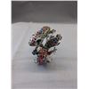 Image 1 : Silver - Tone Crystal Gecko Bracelet