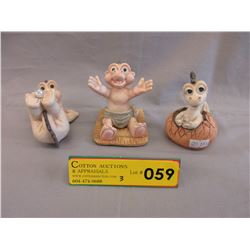 3 Vintage Krystonia Dragons
