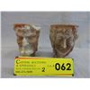 Image 1 : Vintage carved Incolay stone mugs