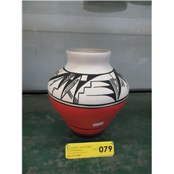 Signed southwest UTE Tribe pottery vase
