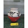 Image 1 : Signed southwest UTE Tribe pottery vase