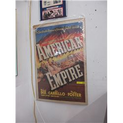 1942 "American Empire" movie poster