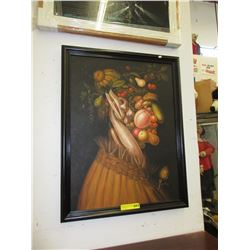 Still life print on canvas - Framed