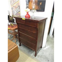 Antique wood dresser