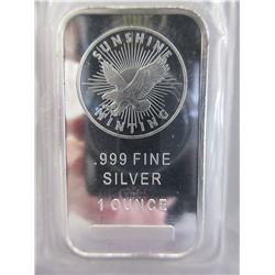 2015 Sunshine Minting Silver Bar