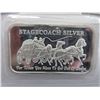 Image 1 : Stagecoach motif Silver Bar