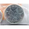 Image 1 : 4 Canada Maple Leaf $5 Silver Coins