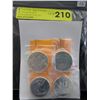 Image 2 : 4 Canada Maple Leaf $5 Silver Coins