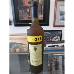 1986 Collectible bottle of Argentinean Chardonnay