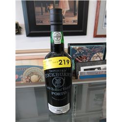 1989 Collectible bottle of "Cockburn's Port"