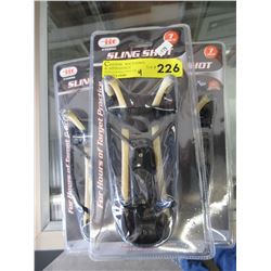 3 New 7" Slingshots