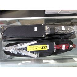 2 New knives & 2 multi practic tools