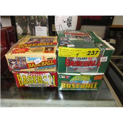 4 Boxes of 1990's Baseball cards