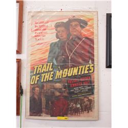 "Trail of the Mounties" movie poster