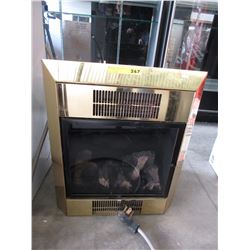 Used electric fireplace insert