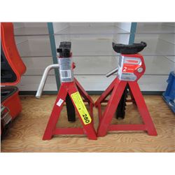 Pair of used 2 ton jacks