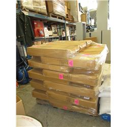 Skid of New beaver canoe wall plaques