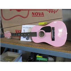 New - Child's guitar - pink